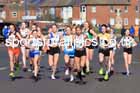 Girls under-15s 5k, 2025 Northern 12 and 6 Stage Road Relays and Junior 5k, Redcar. Photo: David T. Hewitson/Sports for All Pics
